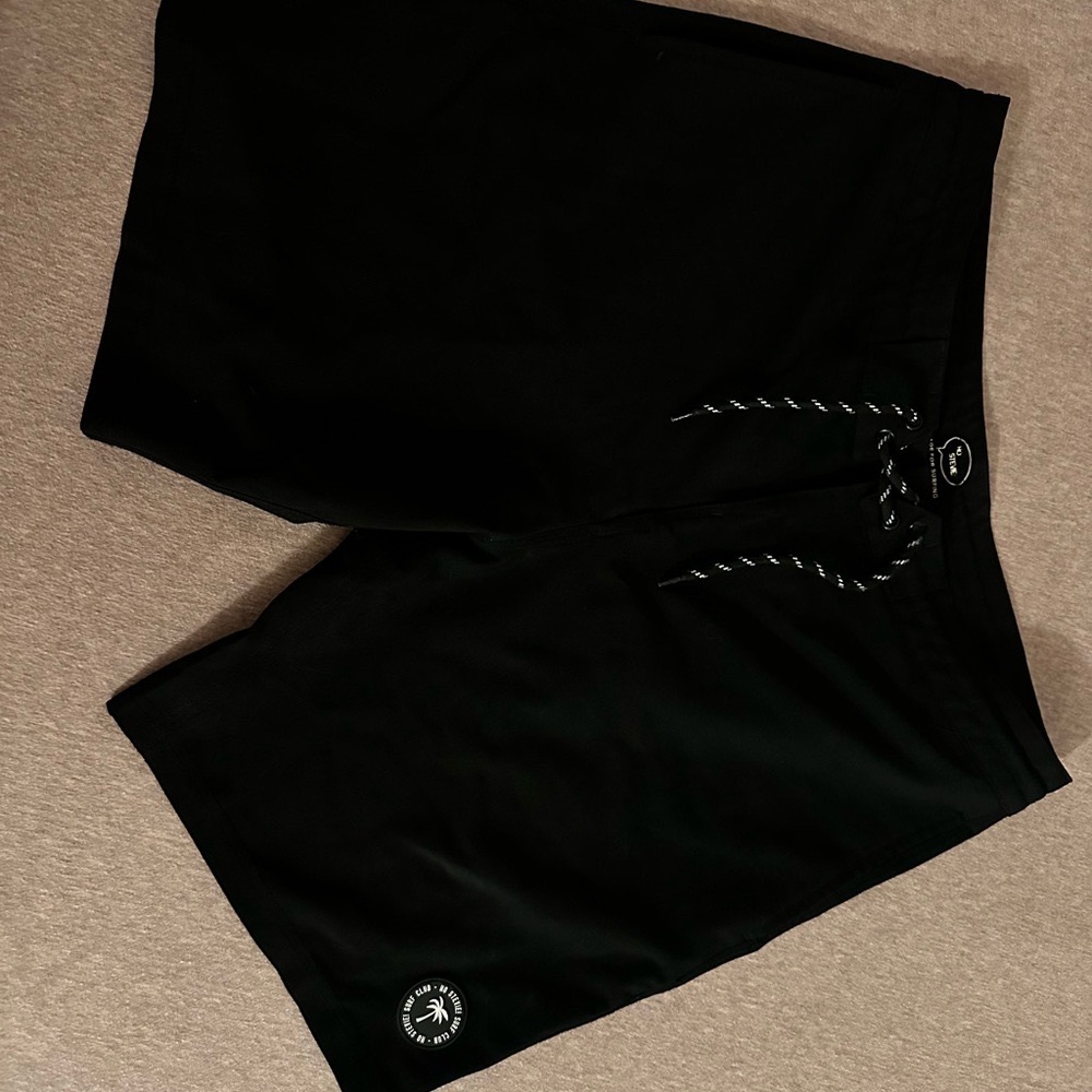 Shop Stevie Black Surf Club Shorts
